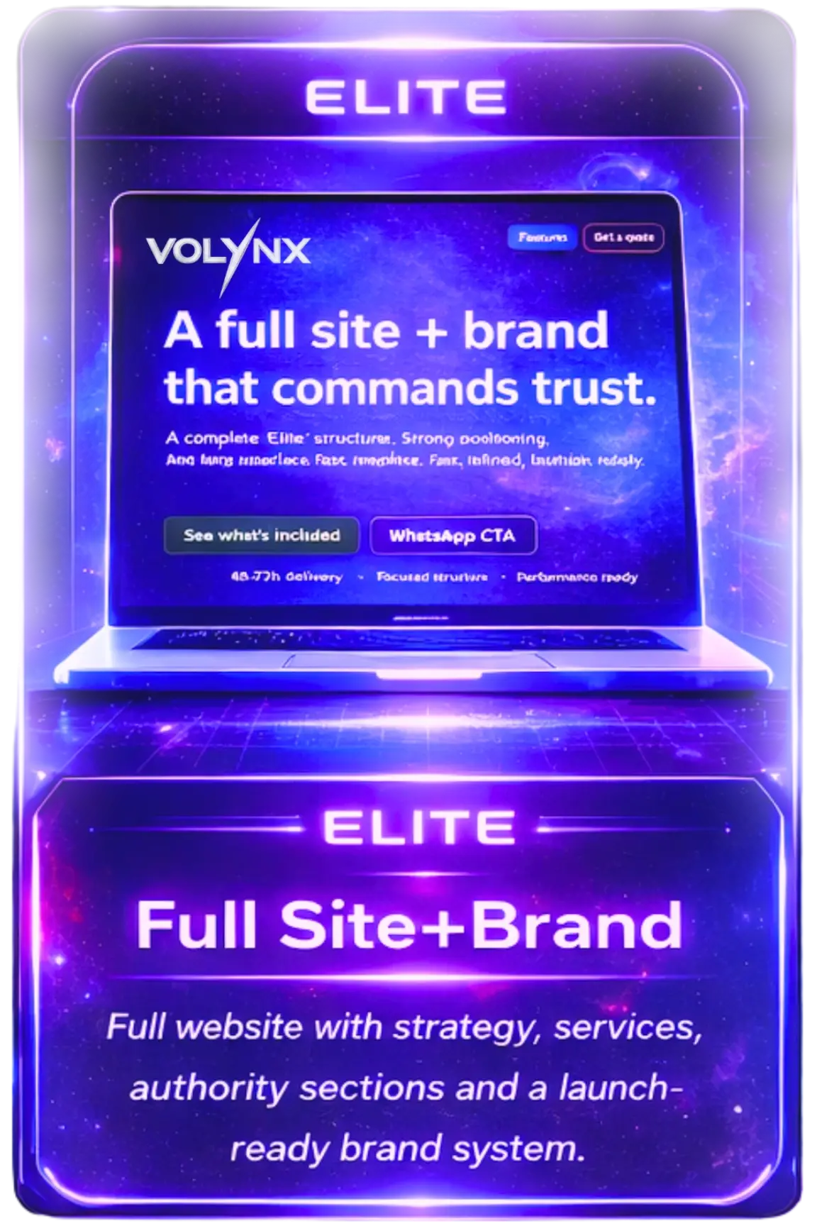 Full Site + Brand mockup